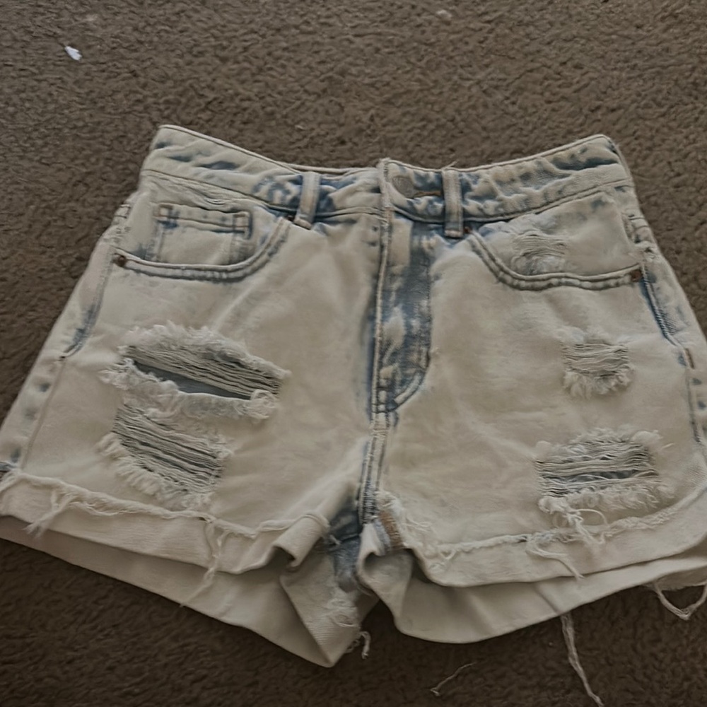 Distressed Denim Women Shorts